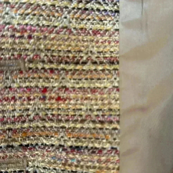 Anne Klein Tweed Blazer Jacket Size 8 Brown Multicolor Fall Workwear Office - Picture 14 of 14